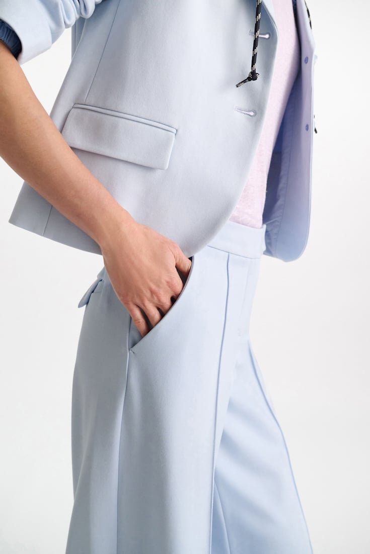 Dorothee Schumacher Wide leg pants in Punto Milano ice sky