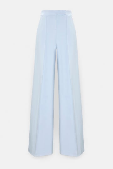 Dorothee Schumacher Wide leg pants in Punto Milano ice sky
