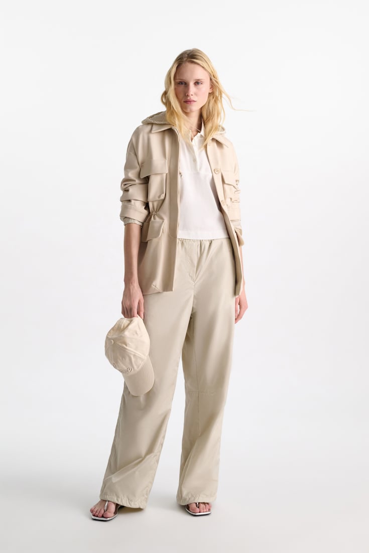 Dorothee Schumacher Field jacket in Punto Milano soft sand