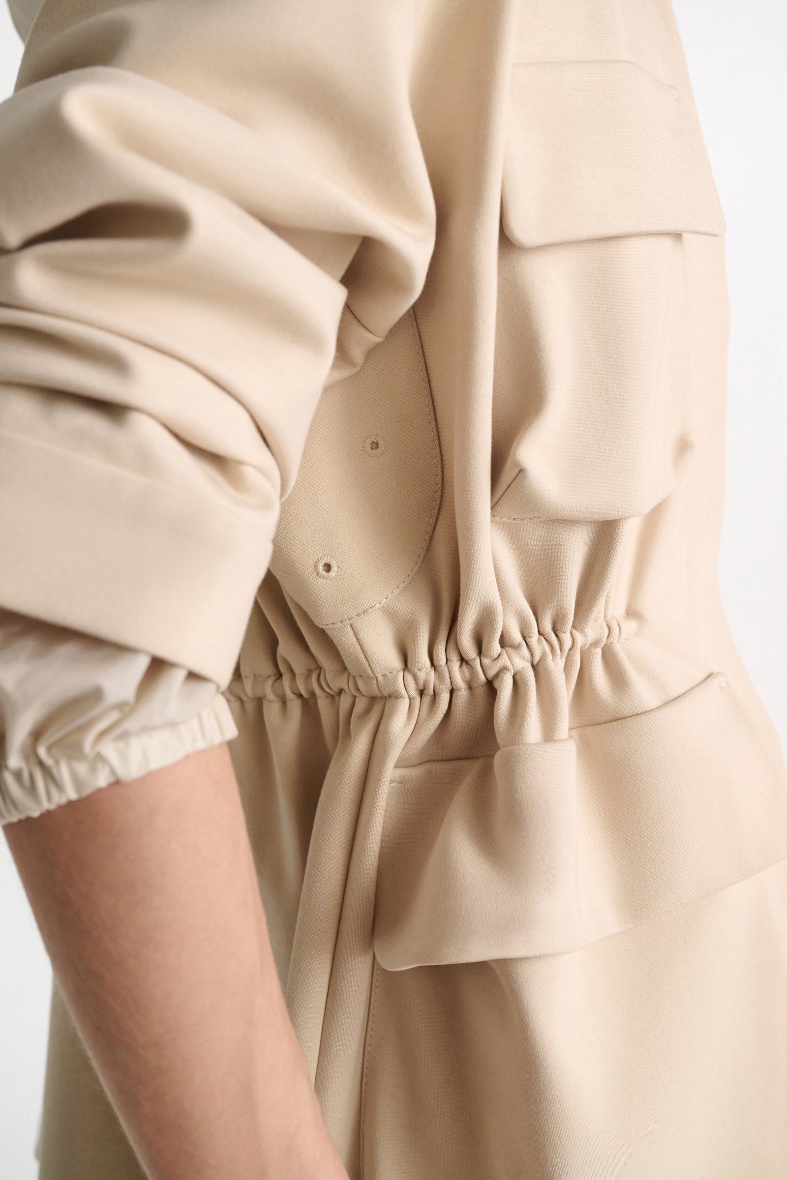 Dorothee Schumacher Field jacket in Punto Milano soft sand