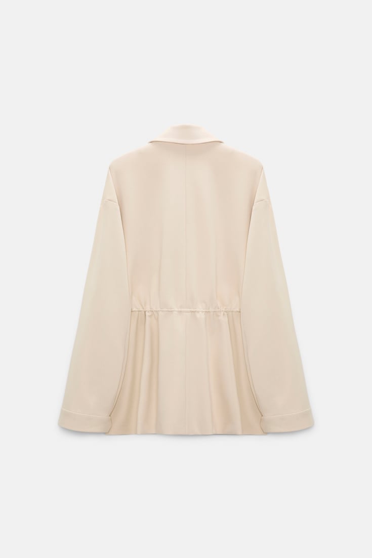 Dorothee Schumacher Field jacket in Punto Milano soft sand