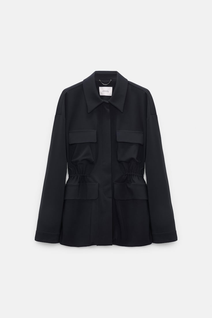 Dorothee Schumacher Field jacket in Punto Milano dark navy