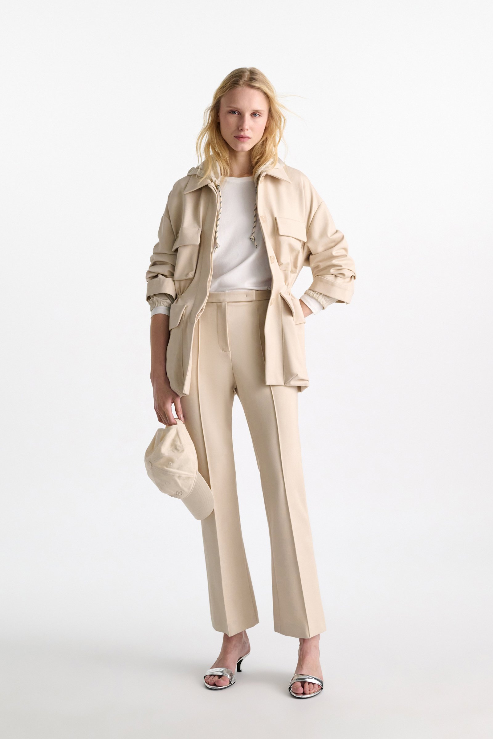 Dorothee Schumacher Cropped flares in Punto Milano soft sand