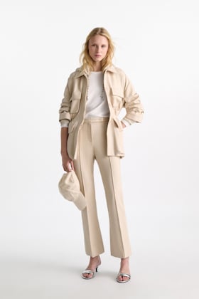 Dorothee Schumacher Cropped flares in Punto Milano soft sand