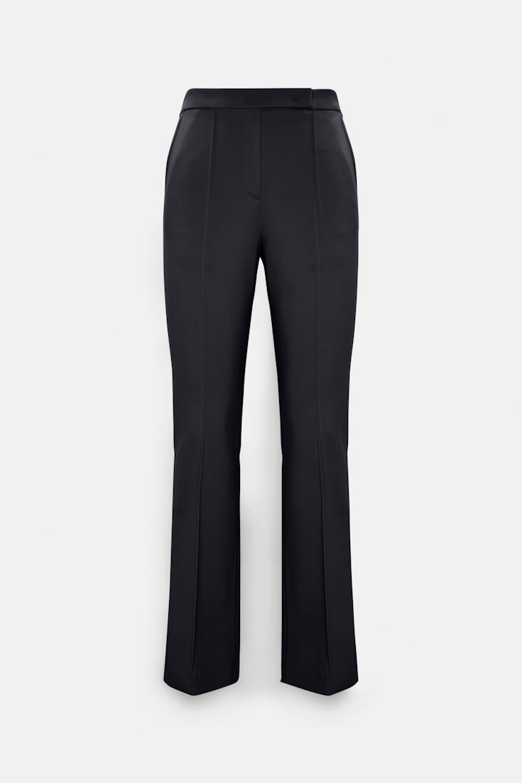 Dorothee Schumacher Cropped flares in Punto Milano dark navy