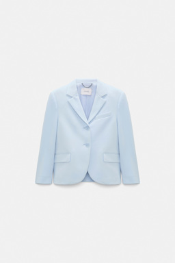 Pull Dorothée Schumacher Soft Revolution Bleu Clair - Taille S - Cachemire, Fendu Latéral - Neuf Avec étiquettes