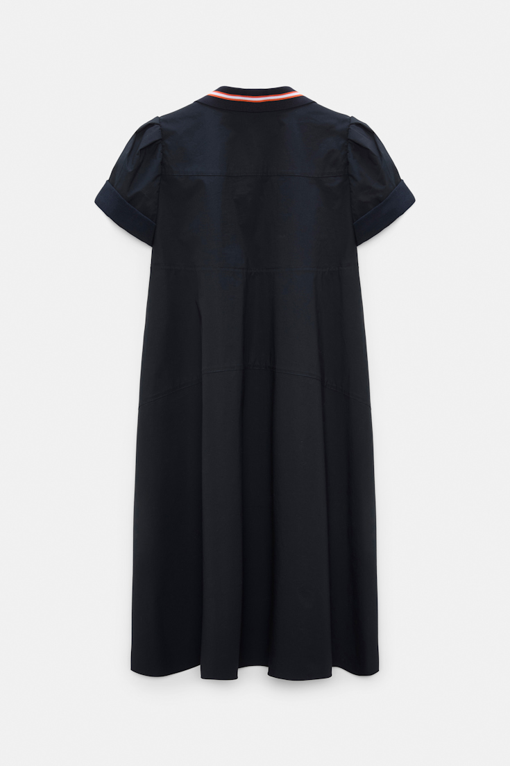 Dorothee Schumacher Kurzes Polokleid aus Baumwoll-Popeline dark navy