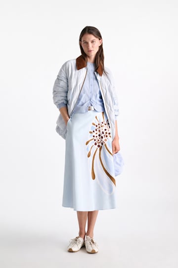 Dorothee Schumacher Gesteppte Daunenjacke ice sky