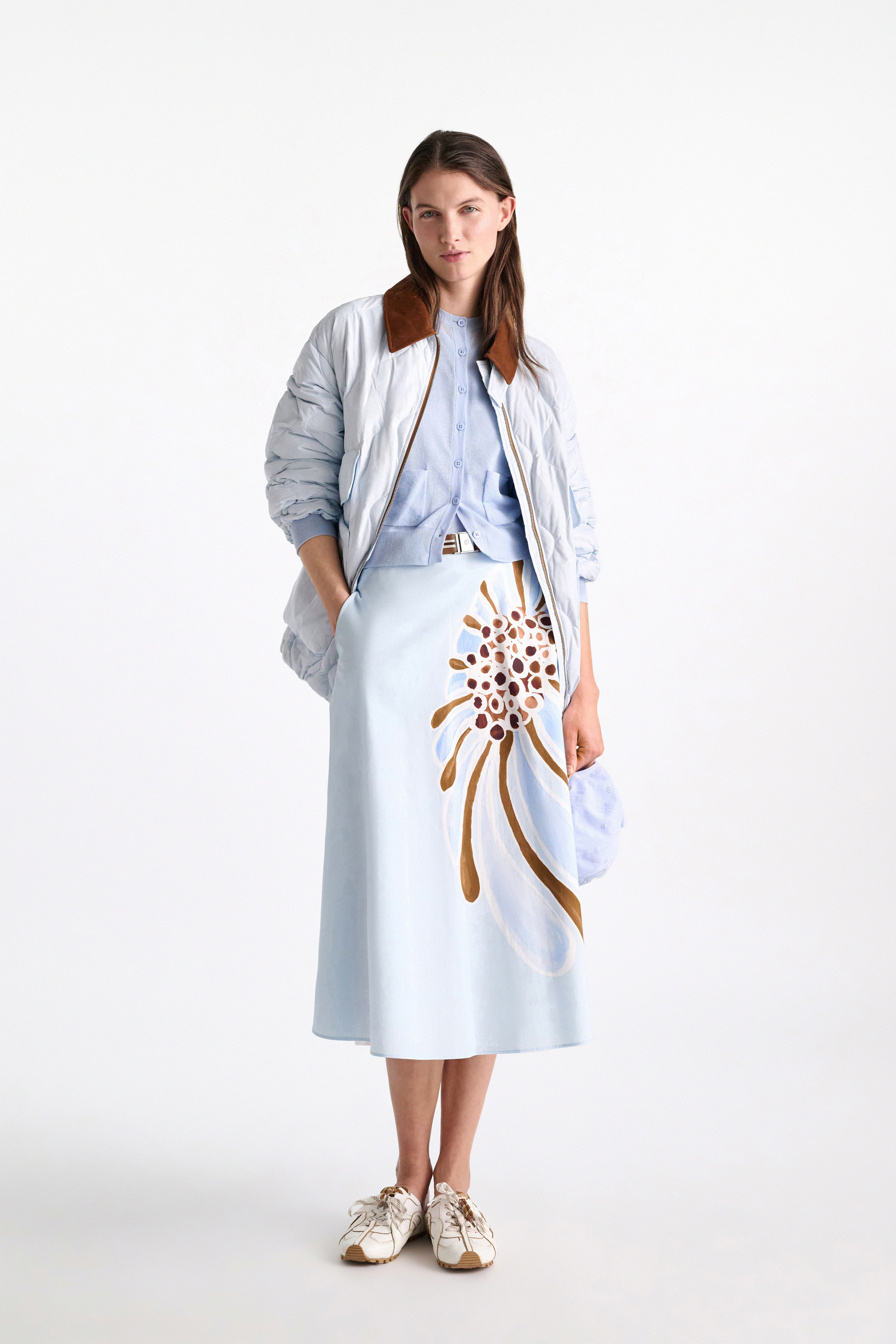 Dorothee Schumacher Down jacket with faux leather