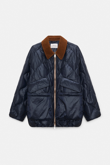 Dorothee Schumacher Gesteppte Daunenjacke dark navy