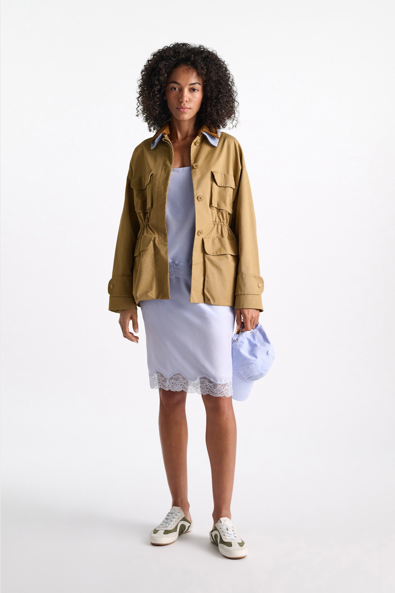Dorothee Schumacher Field Jacket aus Baumwolle desert