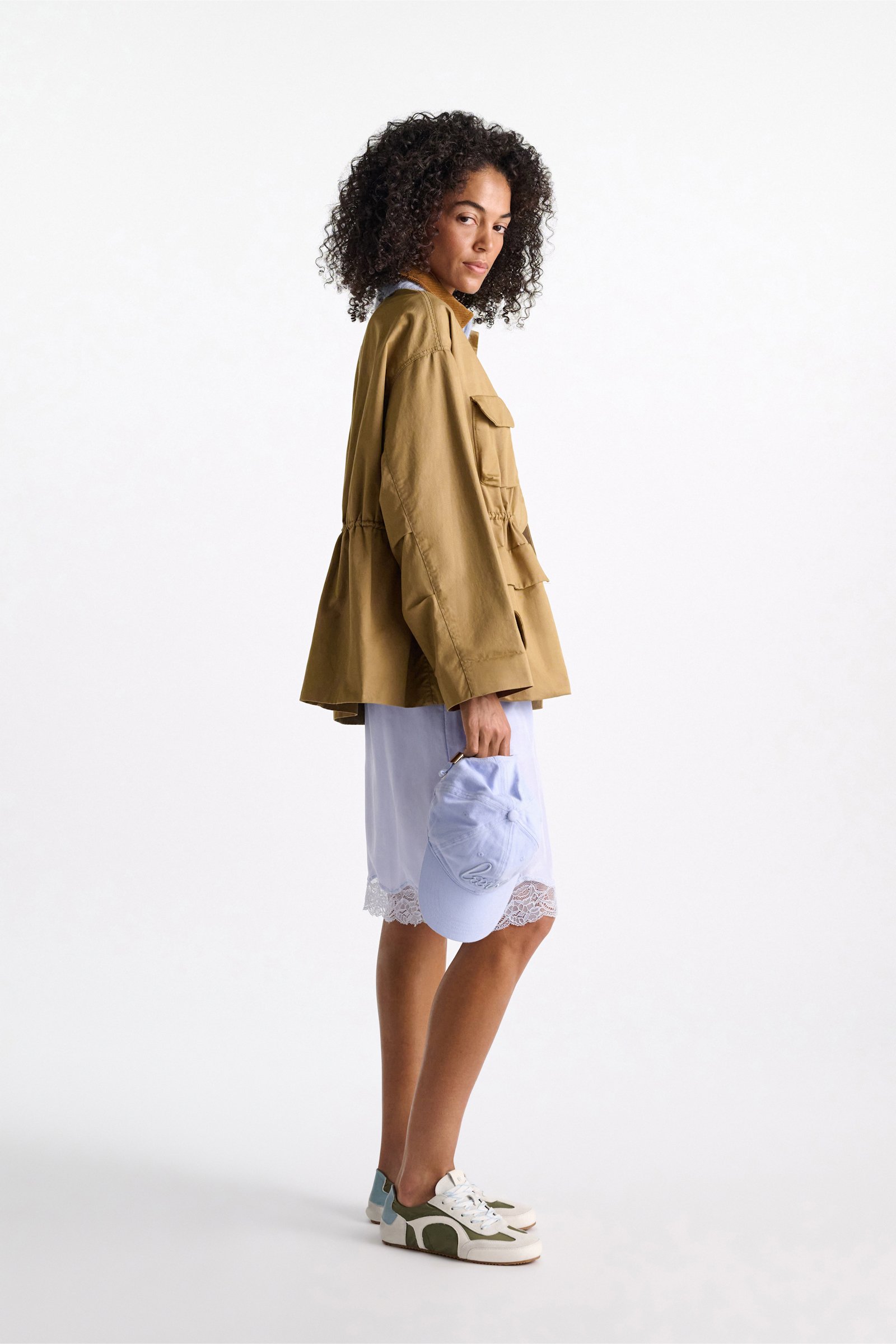 Dorothee Schumacher Field Jacket aus Baumwolle desert