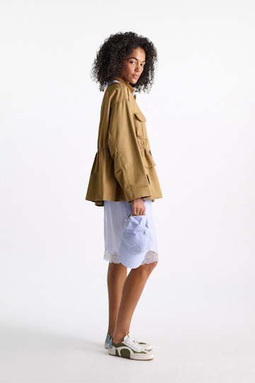 Dorothee Schumacher Cotton field jacket desert