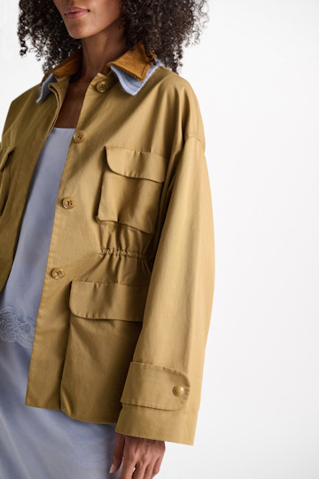 Dorothee Schumacher Cotton field jacket desert