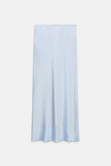 Dorothee Schumacher Midi-Rock aus Seidensatin ice sky