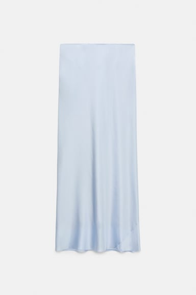 Dorothee Schumacher Midi-Rock aus Seidensatin ice sky