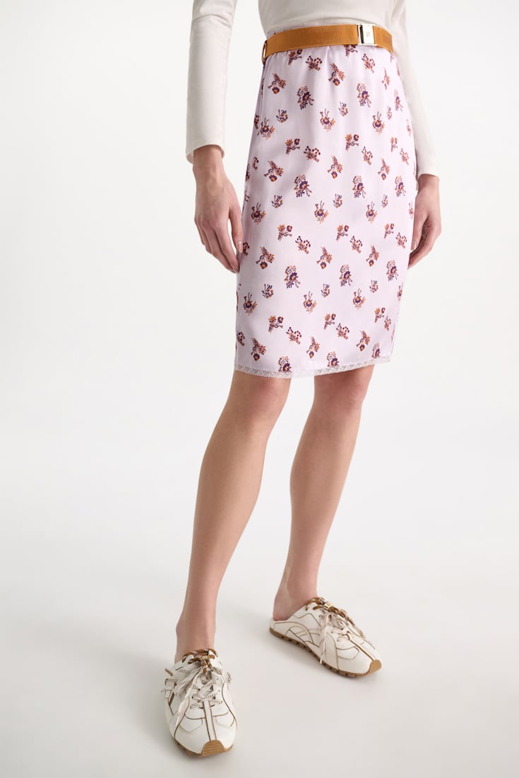 Dorothee Schumacher Mule Sneakers camellia white