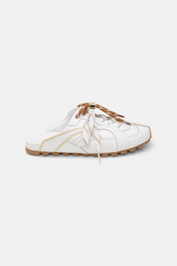Dorothee Schumacher Mule Sneakers camellia white