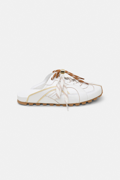 Dorothee Schumacher Mule Sneakers camellia white