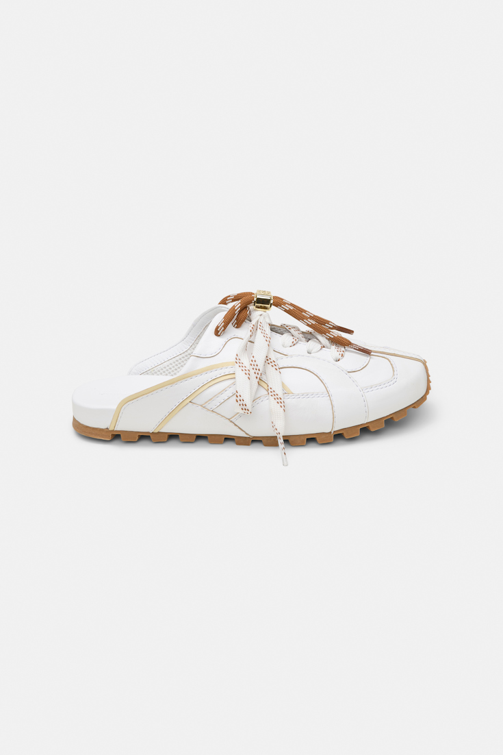 Dorothee Schumacher Mule Sneakers camellia white