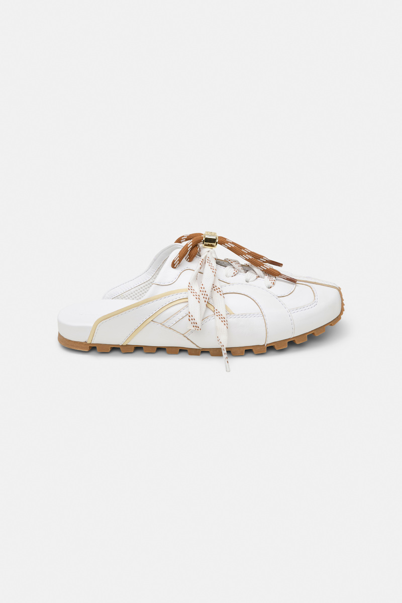 Dorothee Schumacher Women's White Sneaker-Style Mules Size 41