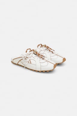 Dorothee Schumacher Mule Sneakers camellia white