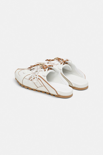 Dorothee Schumacher Mule Sneakers camellia white
