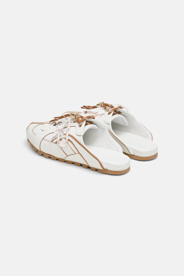 Dorothee Schumacher Mule Sneakers camellia white
