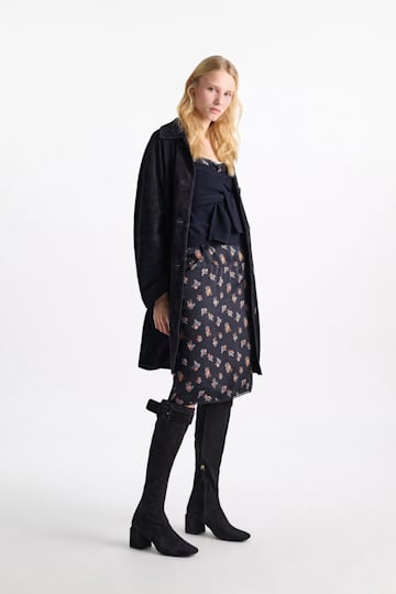 Dorothee Schumacher Stretch calf suede boots midnight blue