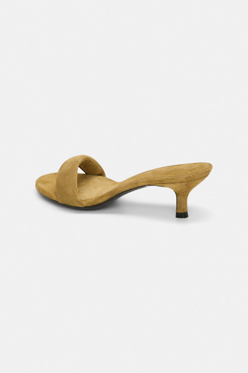 Dorothee Schumacher Mules mit Kitten Heel dafne green