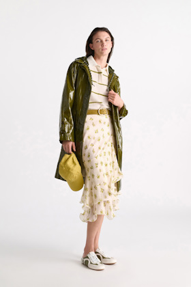 Dorothee Schumacher Waxed suede belt dafne green