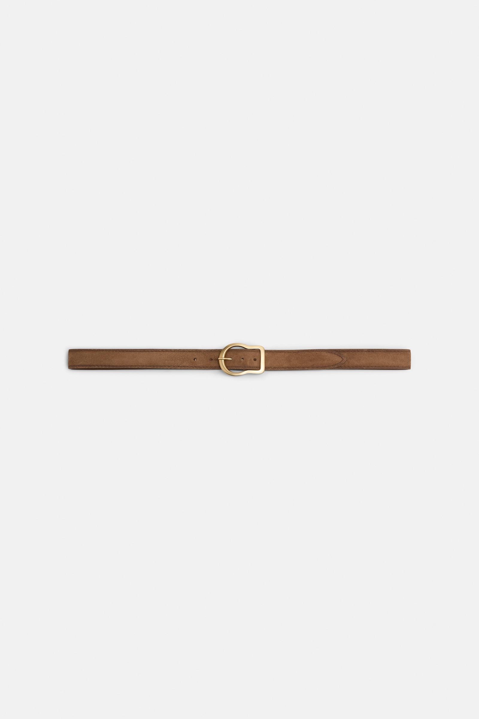 Dorothee Schumacher Gürtel aus Kalbsveloursleder buckwheat