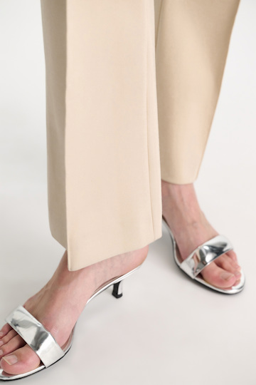 Dorothee Schumacher Mules mit Kitten Heel silver