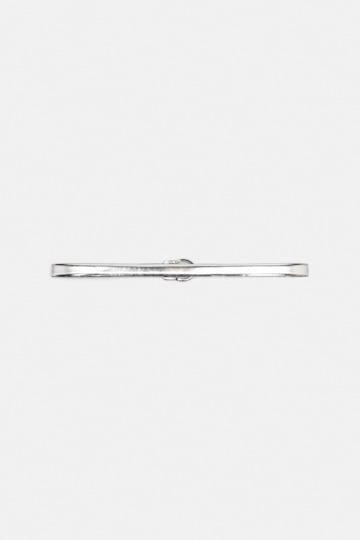 Dorothee Schumacher Gürtel aus Metallic-Leder mit Spiegeleffekt silver