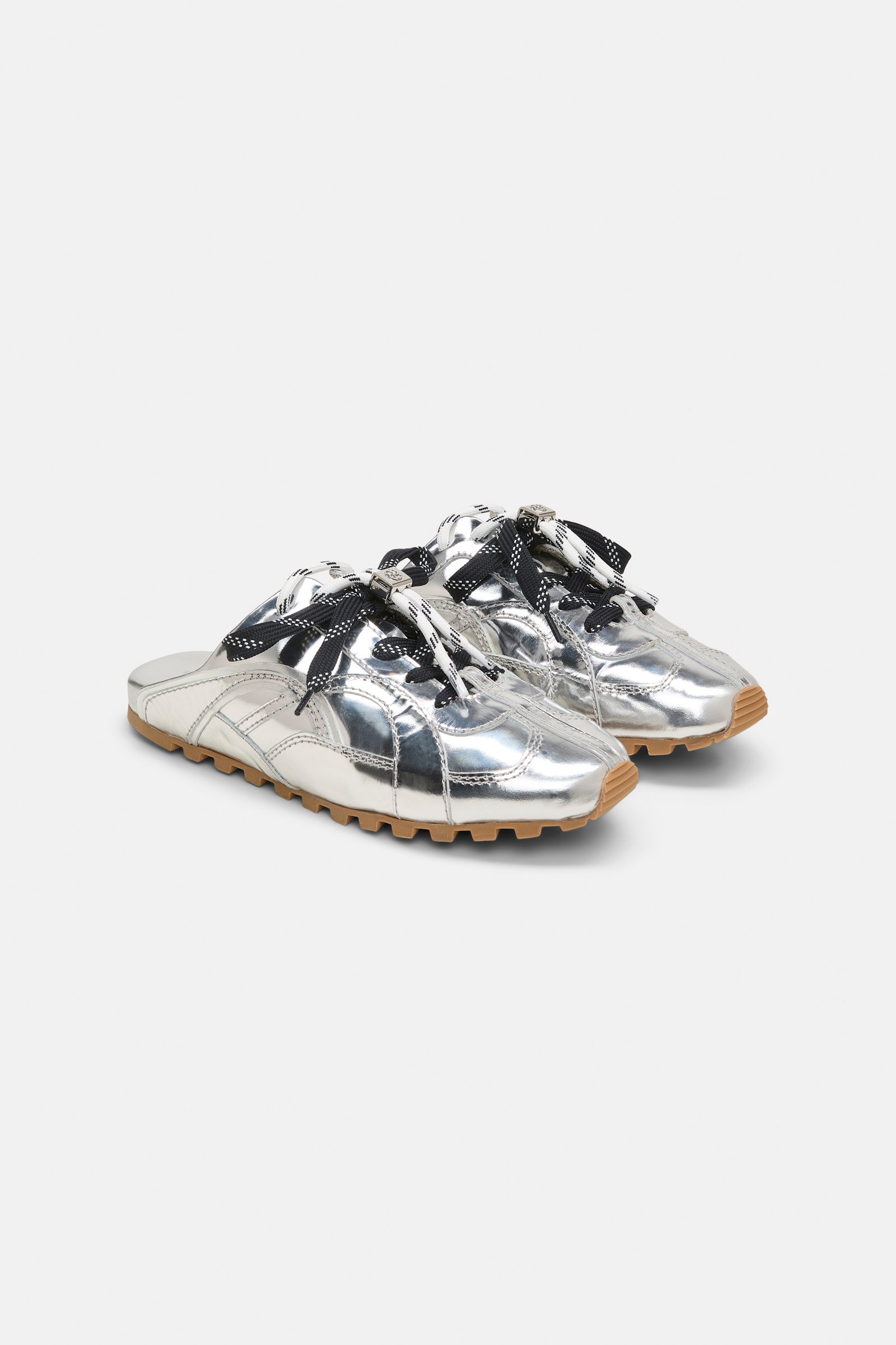 Dorothee Schumacher Mule Sneakers silver