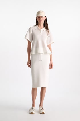 Dorothee Schumacher "Love" embroidered baseball cap ivory