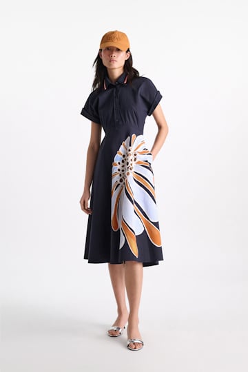 Dorothee Schumacher "Love" embroidered baseball cap orange rust