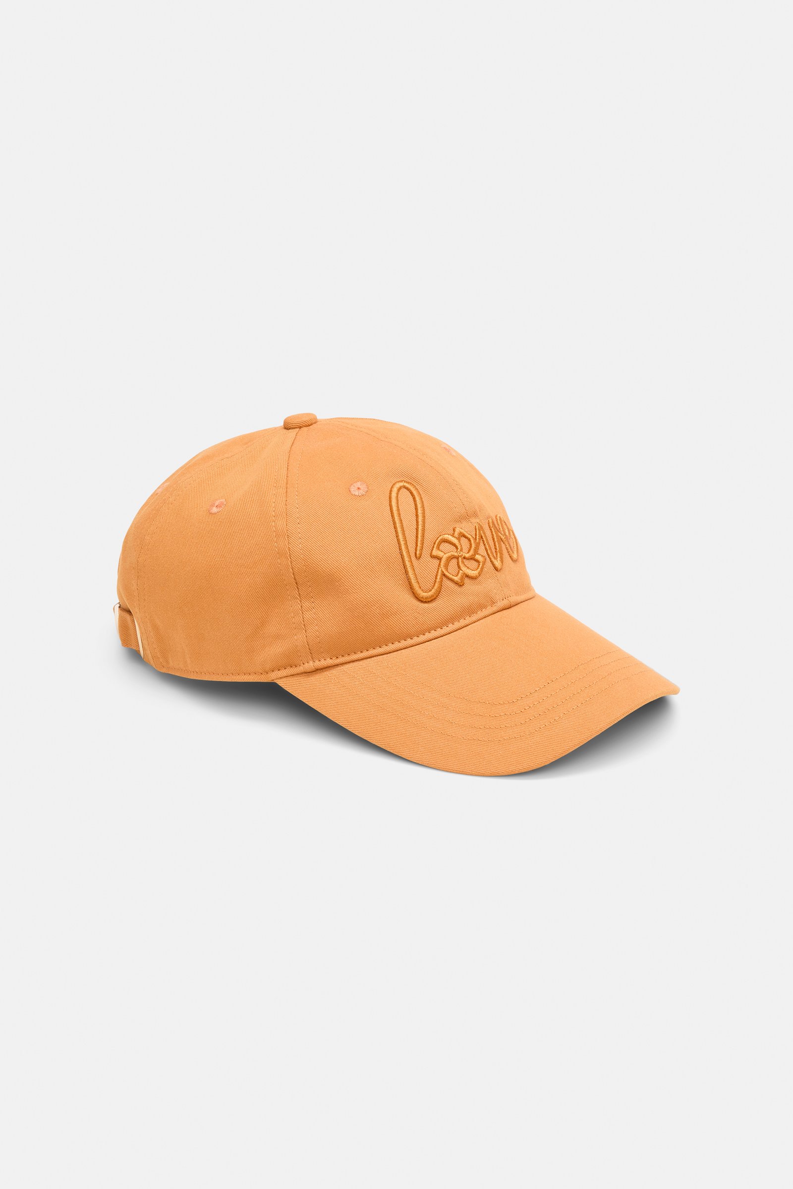 Dorothee Schumacher "Love" embroidered baseball cap orange rust