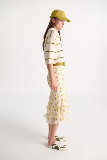 Dorothee Schumacher "Love" embroidered baseball cap spiced green