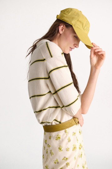 Dorothee Schumacher Baseball Cap spiced green