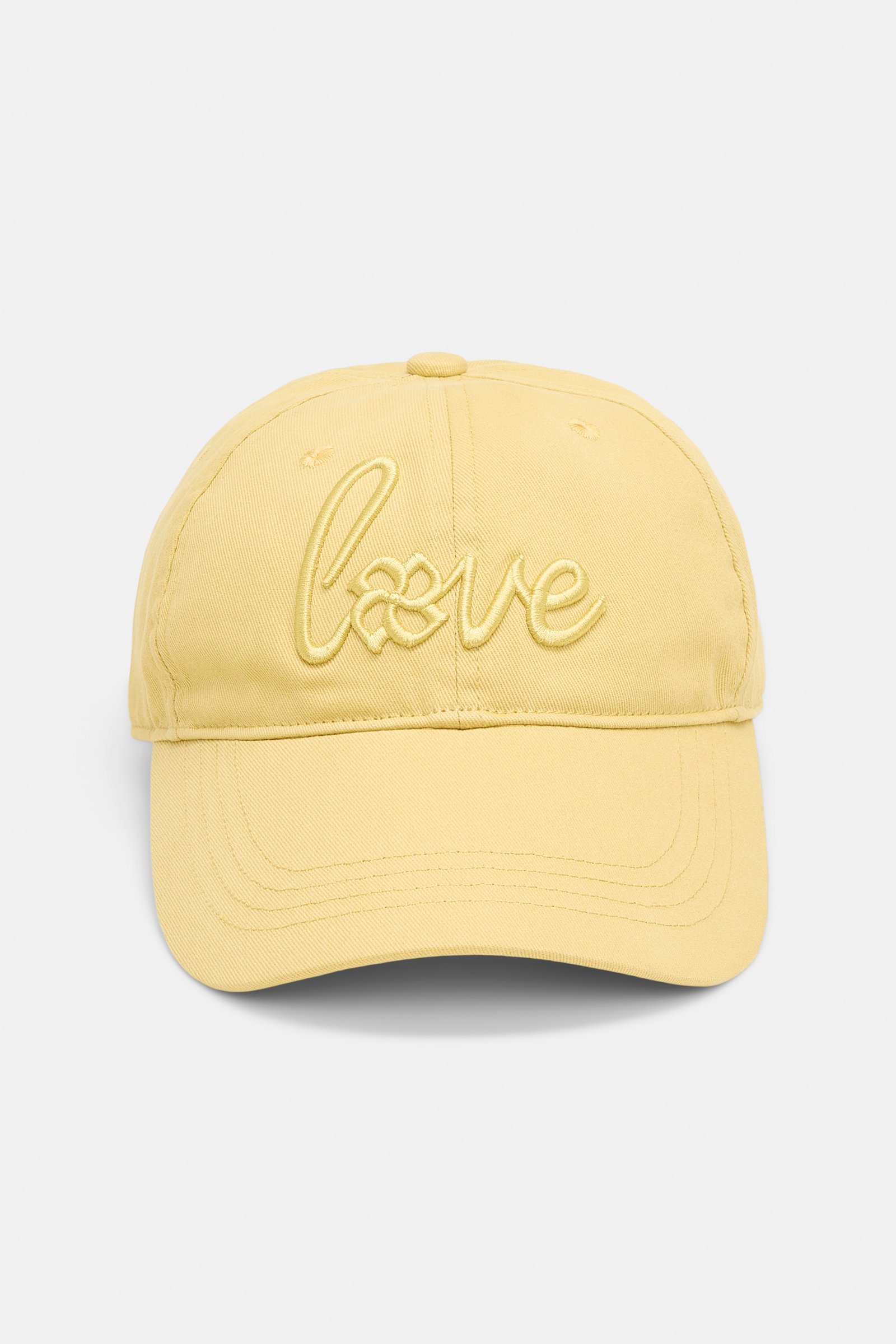 Dorothee Schumacher "Love" embroidered baseball cap spiced green