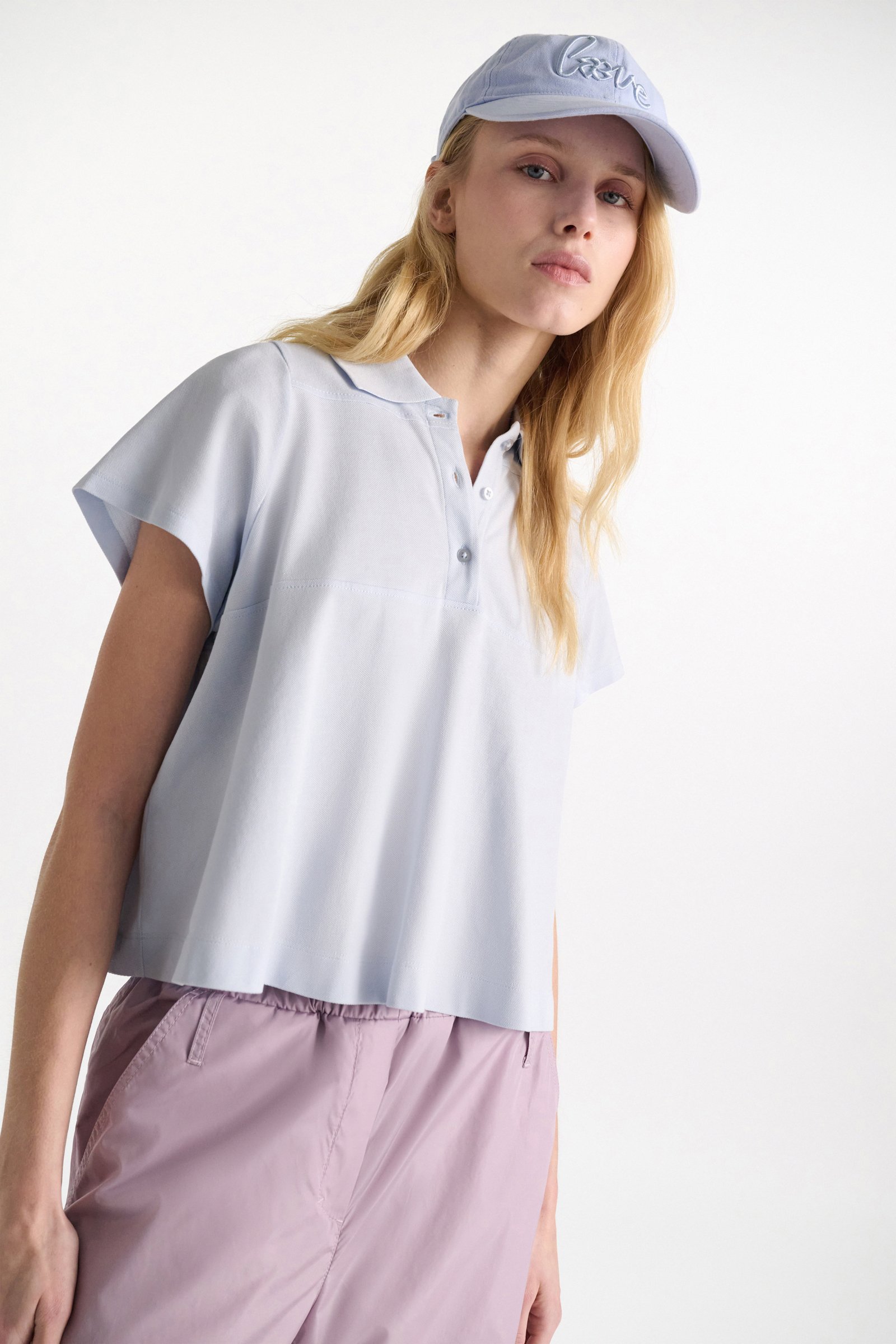 Dorothee Schumacher Baseball Cap baby blue