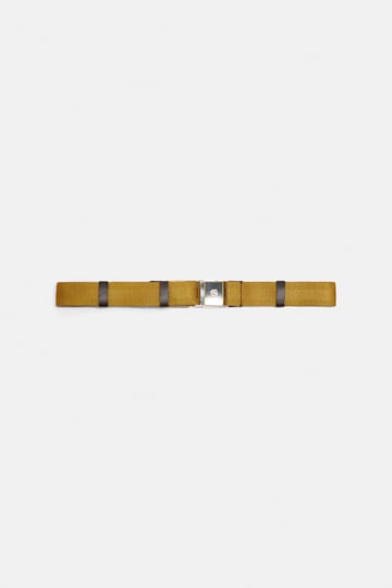 Dorothee Schumacher Elastic belt with leather detailing khaki