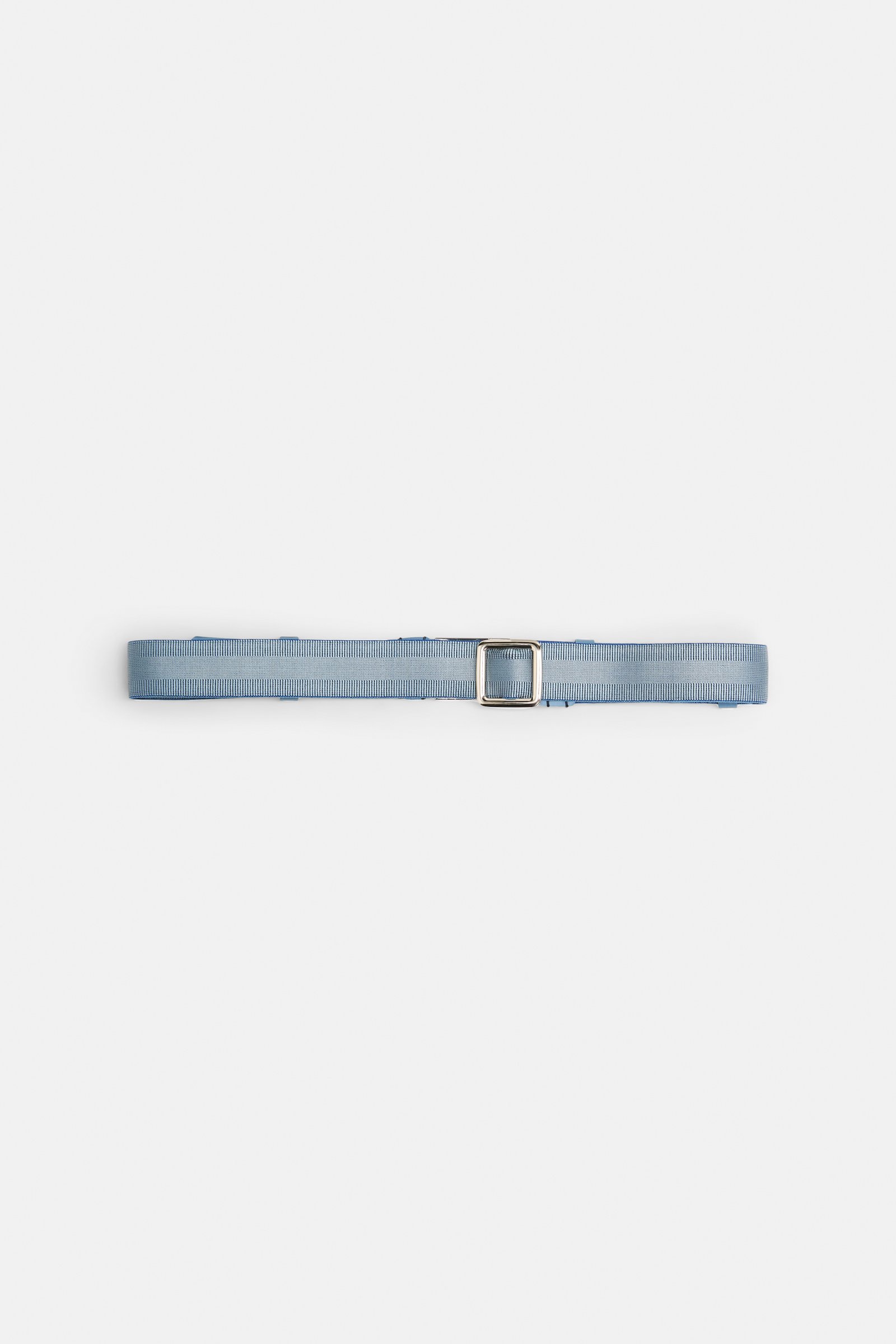 Dorothee Schumacher Elastic belt with leather detailing denim blue