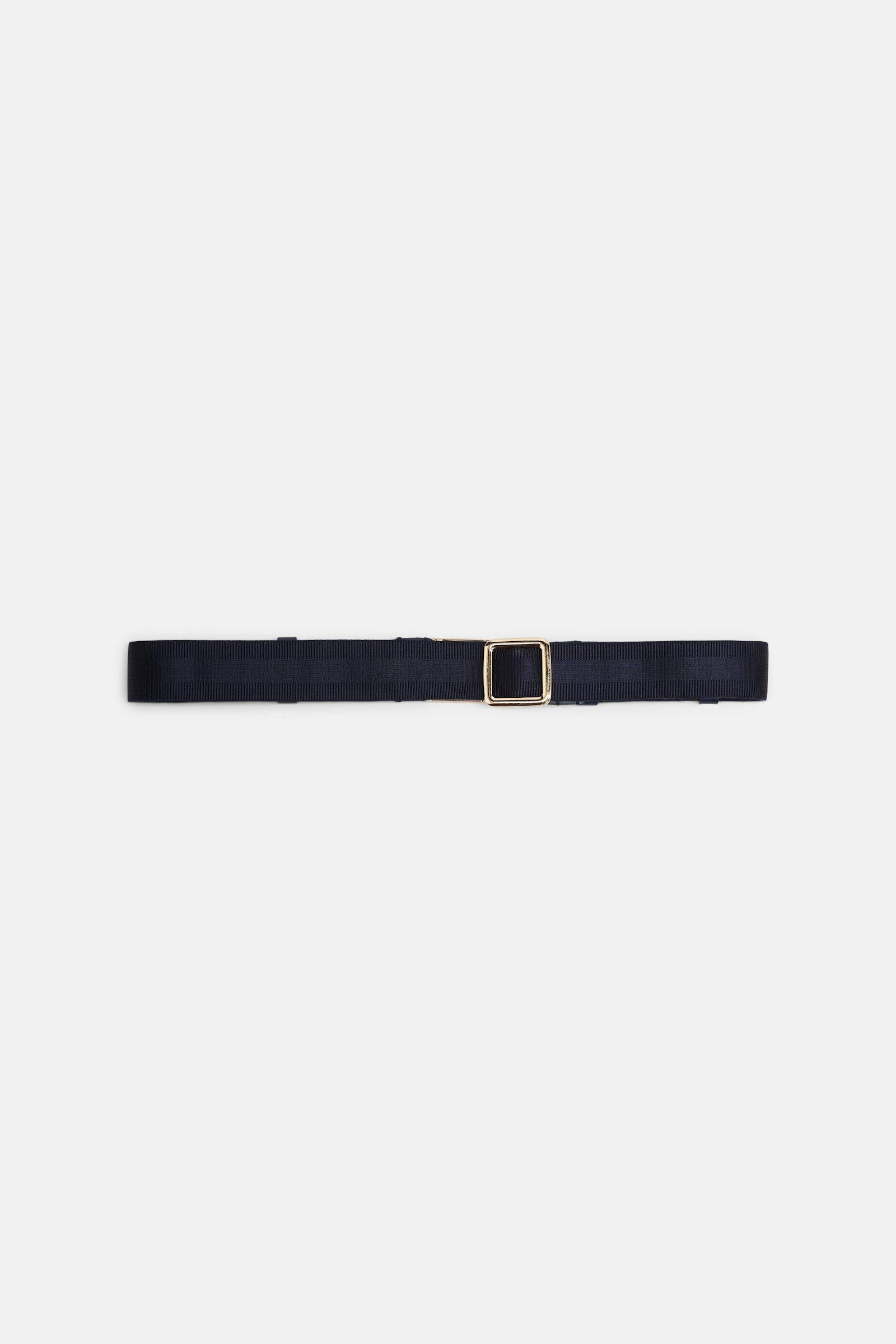 Dorothee Schumacher Elastic belt with leather detailing midnight blue
