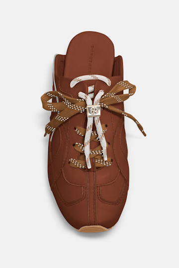 Dorothee Schumacher Mule Sneakers cognac