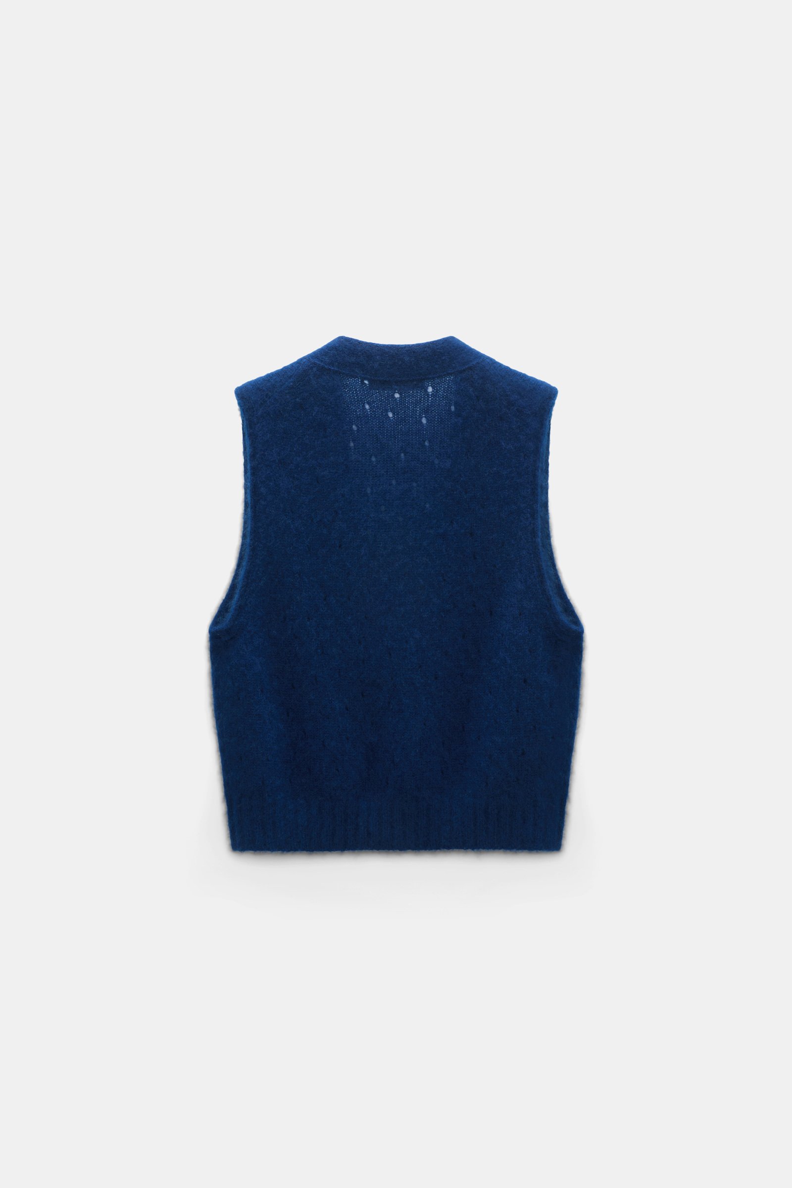 Dorothee Schumacher Gilet im Pointelle-Allover aus Kaschmir ocean