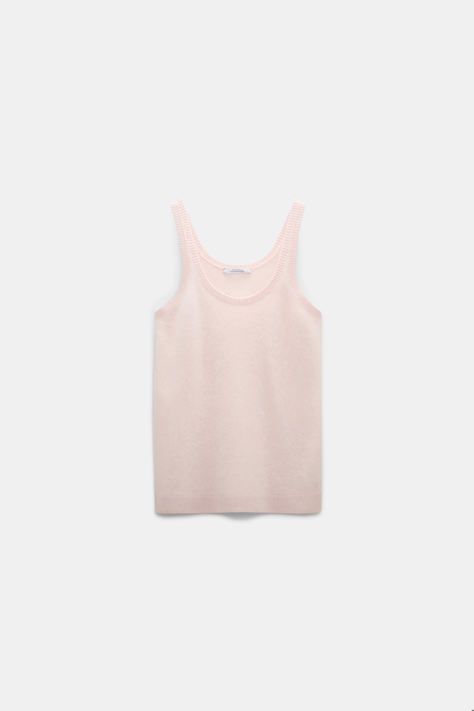 Dorothee Schumacher Fluffy Tanktop aus Merino und Kaschmir candy