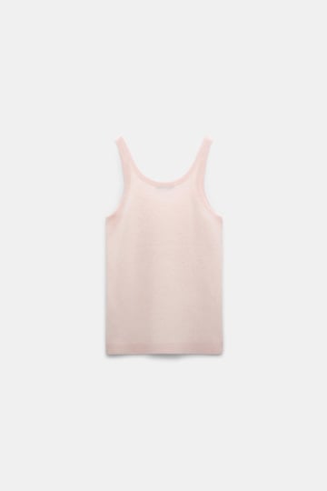 Dorothee Schumacher Fluffy Tanktop aus Merino und Kaschmir candy