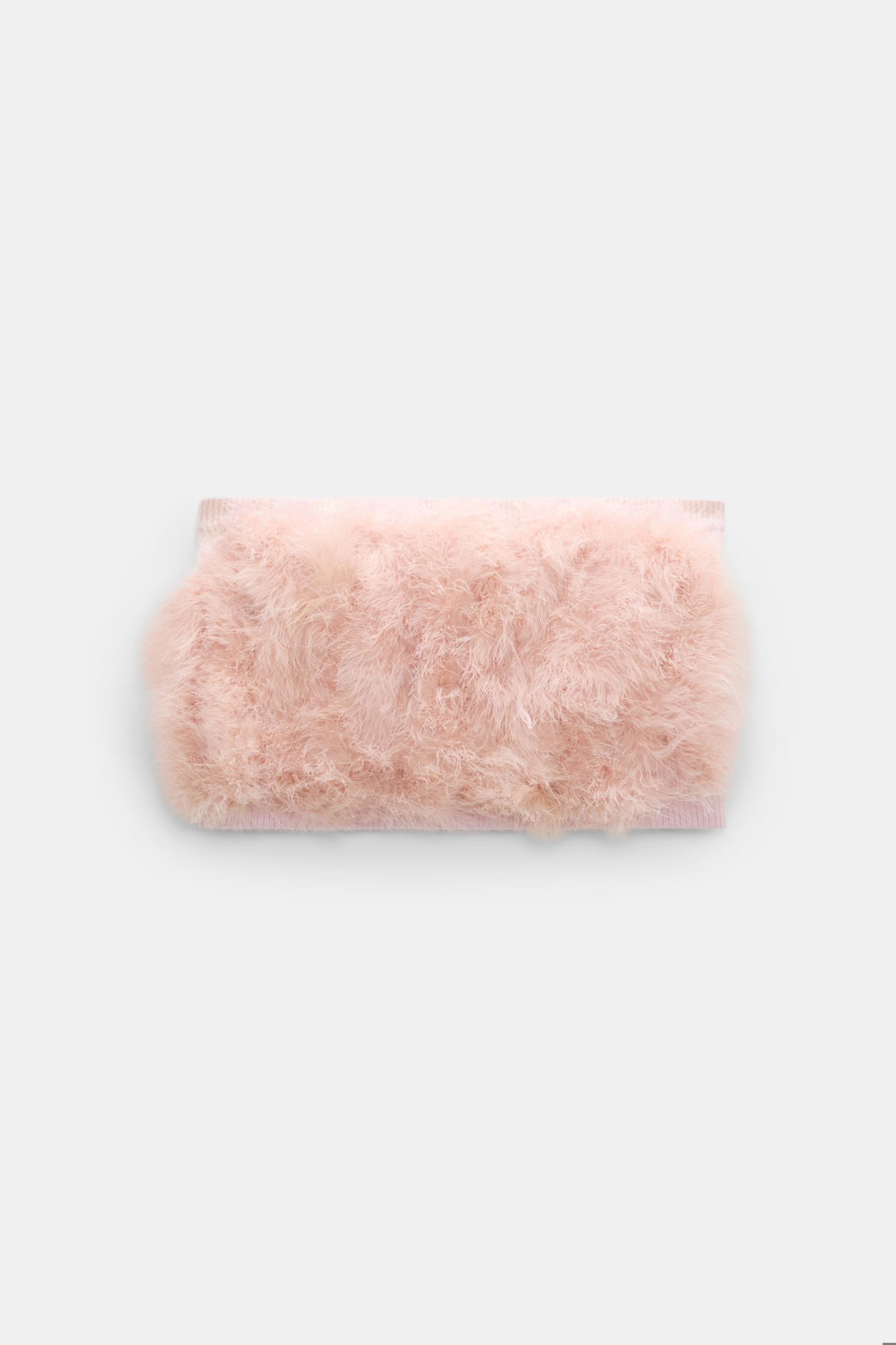 Dorothee Schumacher Feder-Accessoire aus Merino und Kaschmir powder